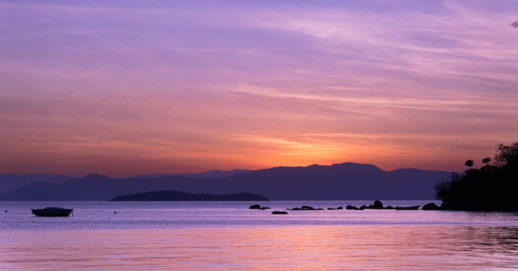 por do sol em floripa ilha da magia