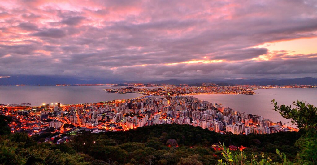 Mirante do Morro da Cruz em Floripa